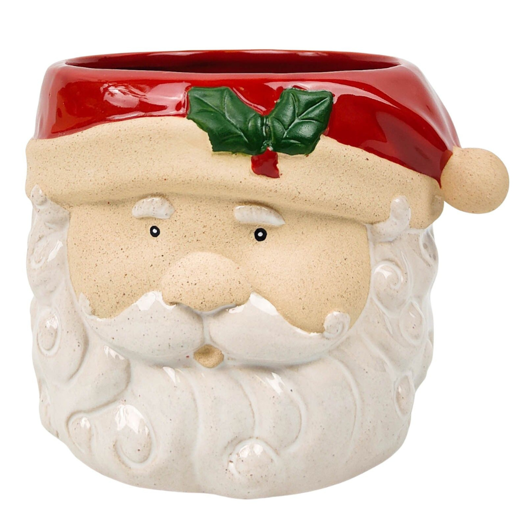 Cute Santa Head Planter