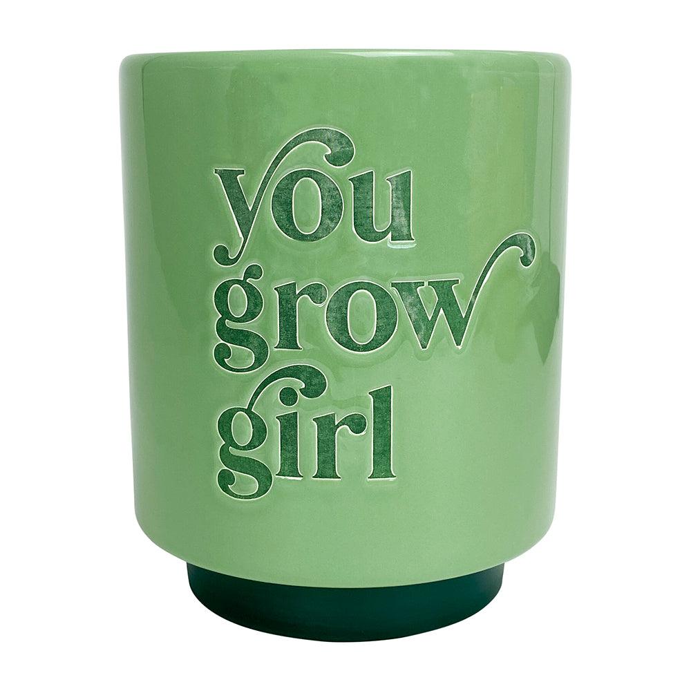 You Grow Girl Pot - Plant Homewares &amp; Lifestyle